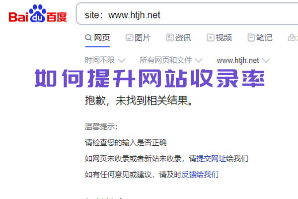 如何提升網站收錄率